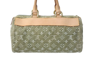 LOUIS VUITTON ルイヴィトン ボストンバッグ ミニボストン ネオスピーディ M95215 カーキ ゴールド金具 美品 中古 59106