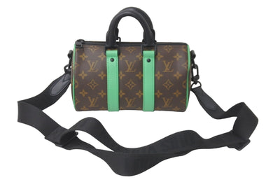 新品同様 LOUIS VUITTON ルイ・ヴィトン ショルダーバッグ キーポルバンドリエール 25 モノグラム・マカサー M46249 中古 59107