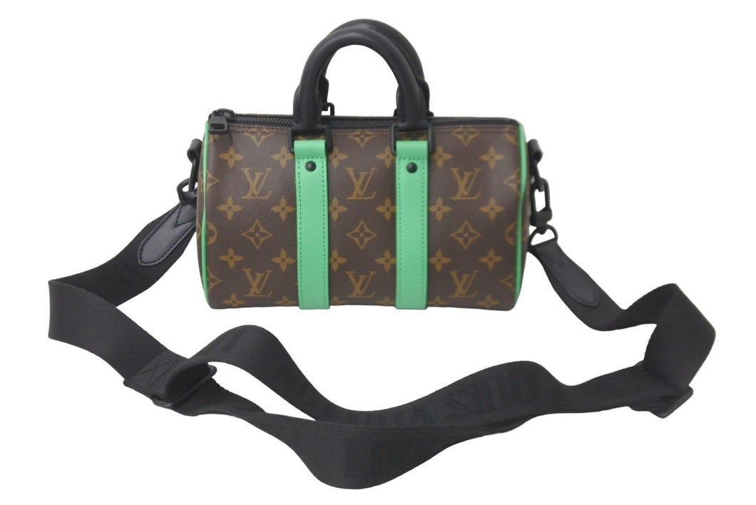 新品同様 LOUIS VUITTON ルイ・ヴィトン ショルダーバッグ キーポルバンドリエール 25 モノグラム・マカサー M46249 中古 59107