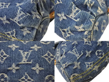 Load image into Gallery viewer, LOUIS VUITTON ルイヴィトン ハンドバッグ モノグラムデニム ミニプリーティ ブルー ゴールド金具 M95050 美品 中古 59112