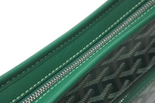 Load image into Gallery viewer, 極美品 GOYARD ゴヤール クラッチバッグ ジュバンス MM ポーチ グリーン ゴヤールディンキャンバス シルバー金具 中古 59122
