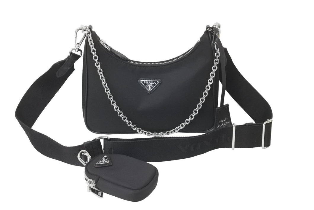 PRADA プラダ ショルダーストラップ ポーチ バッグストラップ PRADA プラダ ネック ストラップ ポーチバッグ 正規品 (PRADA