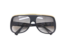 Load image into Gallery viewer, 初期 極美品 LOUIS VUITTON ルイヴィトン ミリオネア 初期 サングラス 61□15 Z0098e ブラック ゴールド 中古 59134