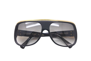 初期 極美品 LOUIS VUITTON ルイヴィトン ミリオネア 初期 サングラス 61□15 Z0098e ブラック ゴールド 中古 59134