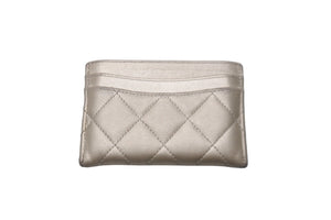 CHANEL シャネル カードケース ココマーク 22番台 ベージュ グレインドカーフスキン ゴールド金具 良品 中古 59136