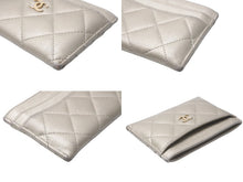 Load image into Gallery viewer, CHANEL シャネル カードケース ココマーク 22番台 ベージュ グレインドカーフスキン ゴールド金具 良品 中古 59136