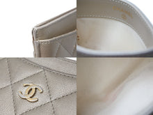 Load image into Gallery viewer, CHANEL シャネル カードケース ココマーク 22番台 ベージュ グレインドカーフスキン ゴールド金具 良品 中古 59136