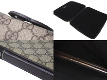 Load image into Gallery viewer, GUCCI グッチ クラッチバッグ PCケース タブレットケース GGスプリーム GG柄 総柄 493075 ブラウン 美品 中古 59139
