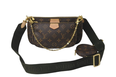 LOUIS VUITTON ルイヴィトン ショルダーバッグ ミュルティポシェットアクセソワール M44813モノグラム ブラウン 中古 59143