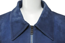 Load image into Gallery viewer, PRADA プラダ ジャケット スエード ツートーン ブラウン ブルー 羊革 レーヨン サイズ50 19SS UPW222 1FEK 美品 中古 59154