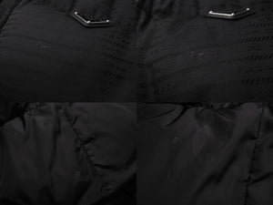 PRADA プラダ ダウンジャケット リサイクルナイロン ブラック フード付き サイズ38 292052 S222 11FC 美品 中古 59155 