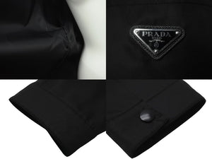 PRADA プラダ ジャケット Re-Nylon 20AW シャツジャケット トライアングルロゴ ナイロン サイズS SC514 S202 1WQ8 美品 中古 59158
