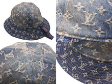 Load image into Gallery viewer, LOUIS VUITTON ルイヴィトン シャポー モノグラム タペストリー バケットハット リバーシブル MP3414 美品 中古 59167