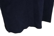 Load image into Gallery viewer, JIL SANDER ジルサンダー 七分袖 セーター ニット ネイビー ウール ビスコース JSUO751022 48 美品 中古 59178