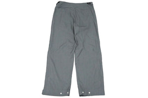 JIL SANDER ジルサンダー ジップトラウザーパンツ グレー ウール ポリエステル 46 JSMP310931 美品 中古 59179