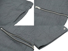 Load image into Gallery viewer, JIL SANDER ジルサンダー ジップトラウザーパンツ グレー ウール ポリエステル 46 JSMP310931 美品 中古 59179
