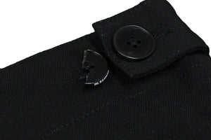 JIL SANDER ジルサンダー ジップトラウザーパンツ スラックス ジップポケット ブラック ウール 48 JSMP311631 良品 中古 59180