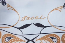 画像をギャラリービューアに読み込む, Sacai × Dr.Woo サカイ × ドクターウー ニット 半袖シャツ セーター バンダナ柄 サンプル品 グレー ブルー 美品 中古 59185 