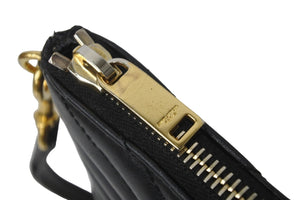 SAINT LAURENT サンローラン クラッチバッグ YSLロゴ ブラック
