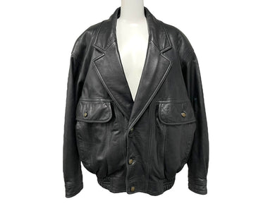 YVES SAINT LAURENT イヴ サンローラン レザージャケット ブラック レザー サイズ95 KCY4903K 良品 中古 59215 