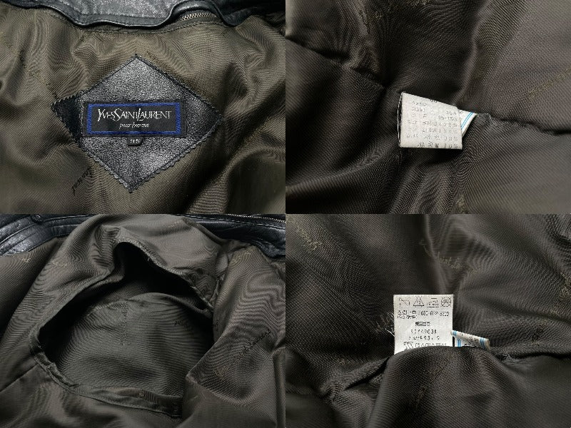 YVES SAINT LAURENT イヴ サンローラン レザージャケット