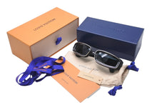 Load image into Gallery viewer, 新品未使用 LOUIS VUITTON ルイヴィトン サングラス Z2388E LVスーパーヴィジョンロウ スクエア ファレル 57□23 135 中古 59217