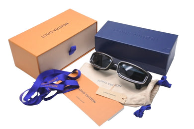 新品未使用 LOUIS VUITTON ルイヴィトン サングラス Z2388E LVスーパーヴィジョンロウ スクエア ファレル 57□23 135 中古 59217