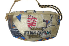 Load image into Gallery viewer, 極美品 CHANEL シャネル ココマーク エジプトコレクション バムバッグ ボディバッグ 28番台 ゴールド マルチカラー 中古 59239