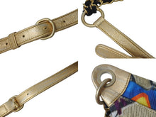 Load image into Gallery viewer, 極美品 CHANEL シャネル ココマーク エジプトコレクション バムバッグ ボディバッグ 28番台 ゴールド マルチカラー 中古 59239