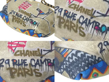 Load image into Gallery viewer, 極美品 CHANEL シャネル ココマーク エジプトコレクション バムバッグ ボディバッグ 28番台 ゴールド マルチカラー 中古 59239