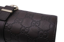 Load image into Gallery viewer, GUCCI グッチ ウォッチケース GG柄 レザー ブラウン ゴールド金具 ベルト開閉 良品 中古 59240