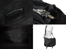 Load image into Gallery viewer, CHROME HEARTS クロムハーツ ショルダーバッグ ダガージップ ガンスリンガー レザー シルバー925 ブラック 美品 中古 59242