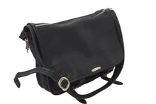 Load image into Gallery viewer, CHROME HEARTS クロムハーツ ショルダーバッグ ダガージップ ガンスリンガー レザー シルバー925 ブラック 美品 中古 59242