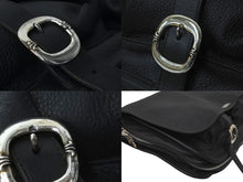 Load image into Gallery viewer, CHROME HEARTS クロムハーツ ショルダーバッグ ダガージップ ガンスリンガー レザー シルバー925 ブラック 美品 中古 59242