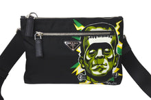 Load image into Gallery viewer, PRADA プラダ ショルダーバッグ ユニバーサル フランケン ブラック トライアングルロゴ ナイロン 美品 中古 59244