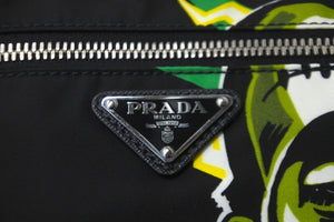PRADA プラダ ショルダーバッグ ユニバーサル フランケン ブラック トライアングルロゴ ナイロン 美品 中古 59244