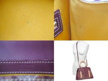 Load image into Gallery viewer, GOYARD ゴヤール ハンドバッグ 2WAY サイゴンPM バーガンディ パープル ゴヤールディンキャンバス シルバー金具 美品 中古 59246