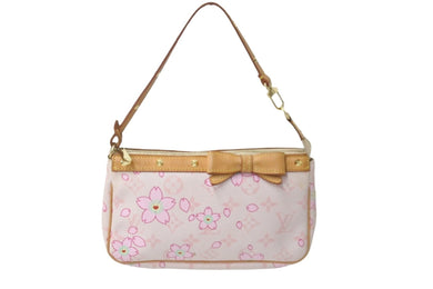 LOUIS VUITTON ルイヴィトン ハンドバッグ ポシェットアクセソワール チェリーブロッサム 村上隆氏 M92007 美品 中古 59249