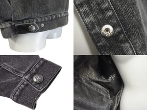CHANEL シャネル デニムジャケット ココマーク P74033V65658 コットン ポリエステル ビスコース グレー サイズ34 美品 中古 59253