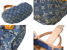 Load image into Gallery viewer, LOUIS VUITTON ルイヴィトン ハンドバッグ プリーティ M95020 モノグラムデニム ブルー 美品 中古 59277