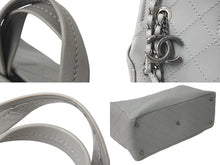 Load image into Gallery viewer, CHANEL シャネル ワイルドステッチ 2WAY チェーン ショルダーバッグ グレー 21番台 シルバー金具 ハンドバッグ 美品 中古 59282