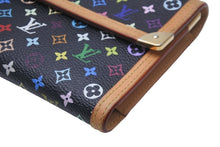 Load image into Gallery viewer, LOUIS VUITTON ルイ ヴィトン 三つ折り長財布 M92658 ポルトフォイユ インターナショナル モノグラム ノワール 美品 中古 59283