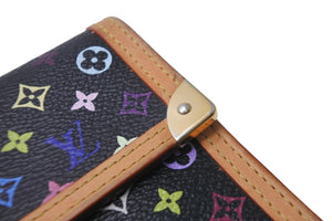 LOUIS VUITTON ルイ ヴィトン 三つ折り長財布 M92658 ポルトフォイユ インターナショナル モノグラム ノワール 美品 中古 59283