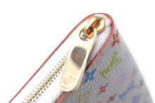 Load image into Gallery viewer, LOUIS VUITTON ルイヴィトン コインケース ジッピーコインパース M93741 モノグラムマルチカラー ホワイト 美品 中古 59284