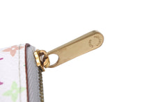 Load image into Gallery viewer, LOUIS VUITTON ルイヴィトン コインケース ジッピーコインパース M93741 モノグラムマルチカラー ホワイト 美品 中古 59284