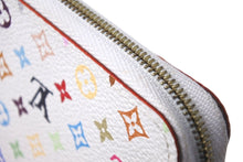 Load image into Gallery viewer, LOUIS VUITTON ルイヴィトン コインケース ジッピーコインパース M93741 モノグラムマルチカラー ホワイト 美品 中古 59284