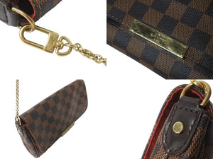 LOUIS VUITTON ルイヴィトン ショルダーバッグ フェイボリットPM ダミエキャンバス N41276 ブラウン 美品 中古 59287