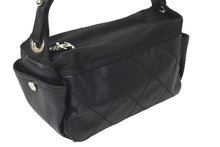 Load image into Gallery viewer, 極美品 CHANEL シャネル パリビアリッツ ワンショルダーバッグ キャンバス A34205 11番台 ブラック シルバー金具 中古 59288