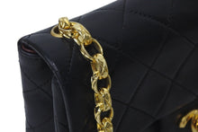 Load image into Gallery viewer, CHANEL シャネル チェーンショルダーバッグ ミニマトラッセ18 1番台 ラムマドモアゼル金具 ブラック ゴールド金具 良品 中古 59291