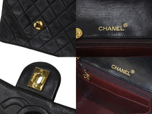 Load image into Gallery viewer, CHANEL シャネル チェーンショルダーバッグ ミニマトラッセ18 1番台 ラムマドモアゼル金具 ブラック ゴールド金具 良品 中古 59291